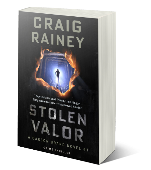 Stolen Valor novel by Craig Rainey from the Carson Brand thriller series